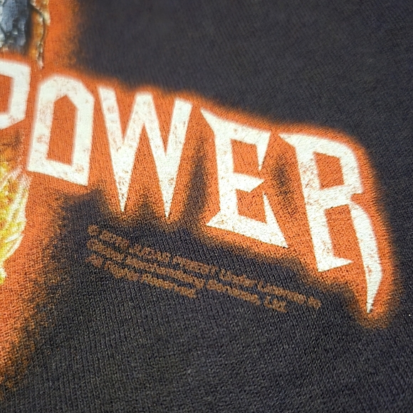 JUDAS PRIEST Firepower Tour Shirt Youth Large rare size fit Women's XS S 🔥🔥🔥 - Picture 4 of 5